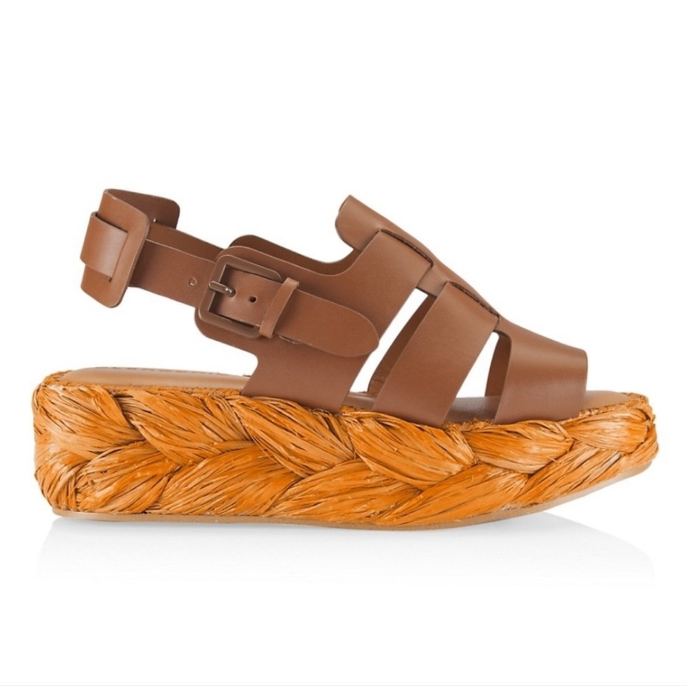 Robert Clergerie Aurel Braided Platforms